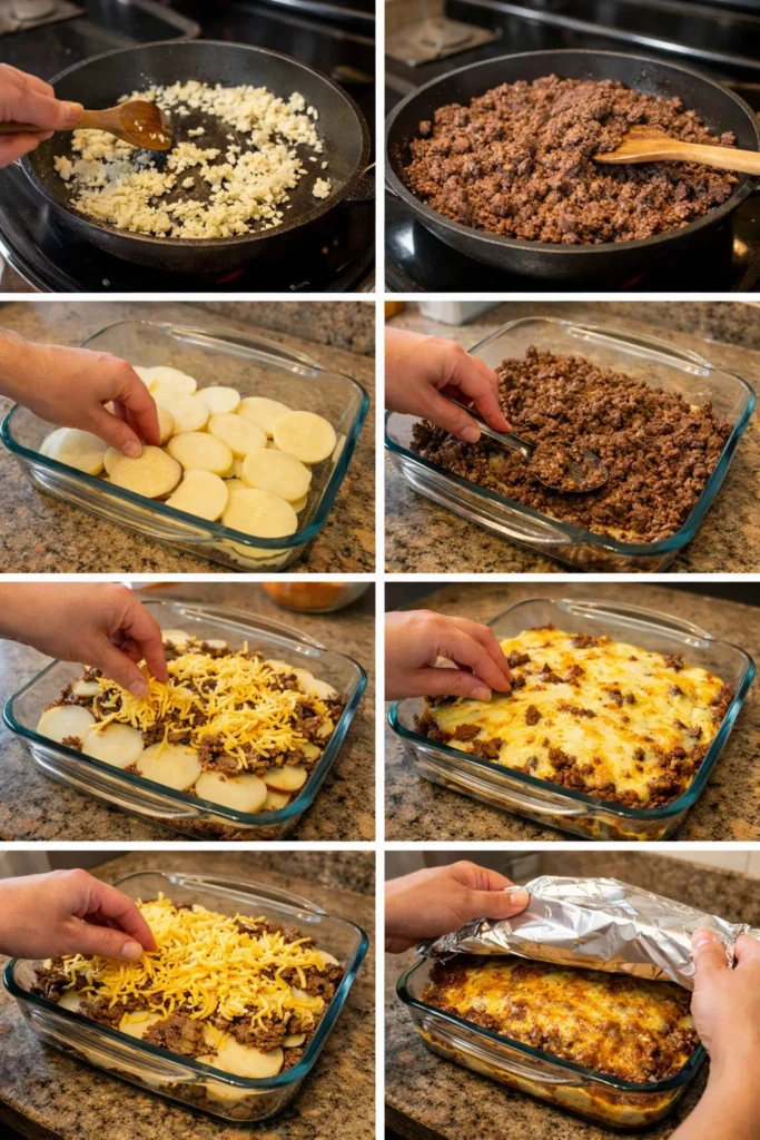 Hobo Casserole Ground Beef Recipe