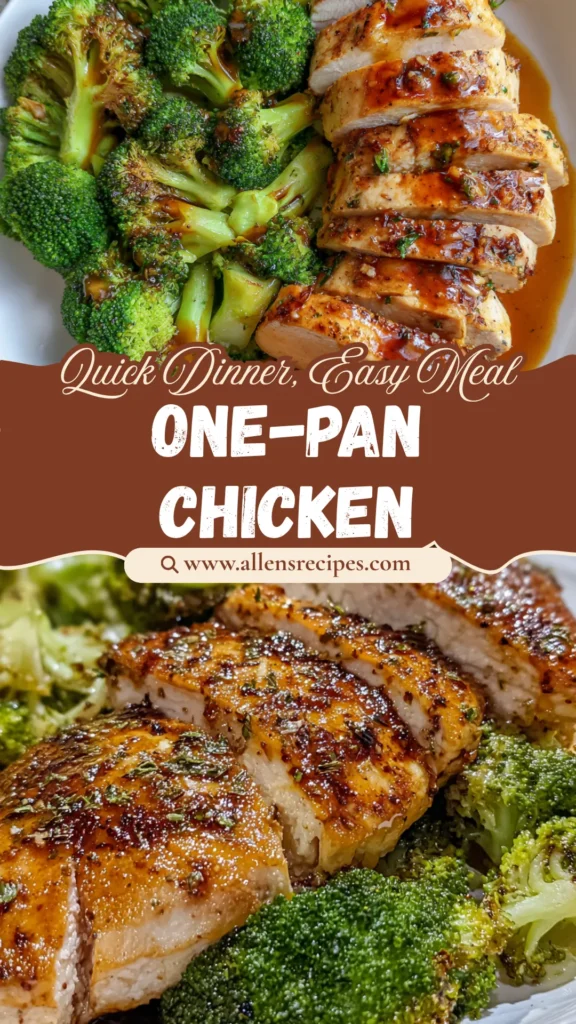 One-Pan Chicken and Broccoli Dinner