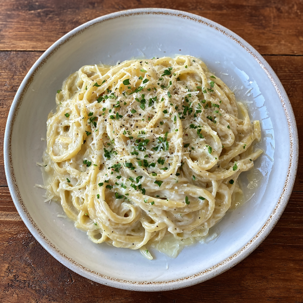 One Pot Creamy Garlic Pasta