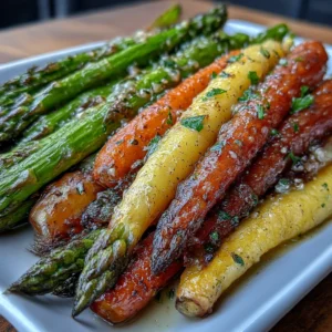 Roasted Asparagus and Carrots