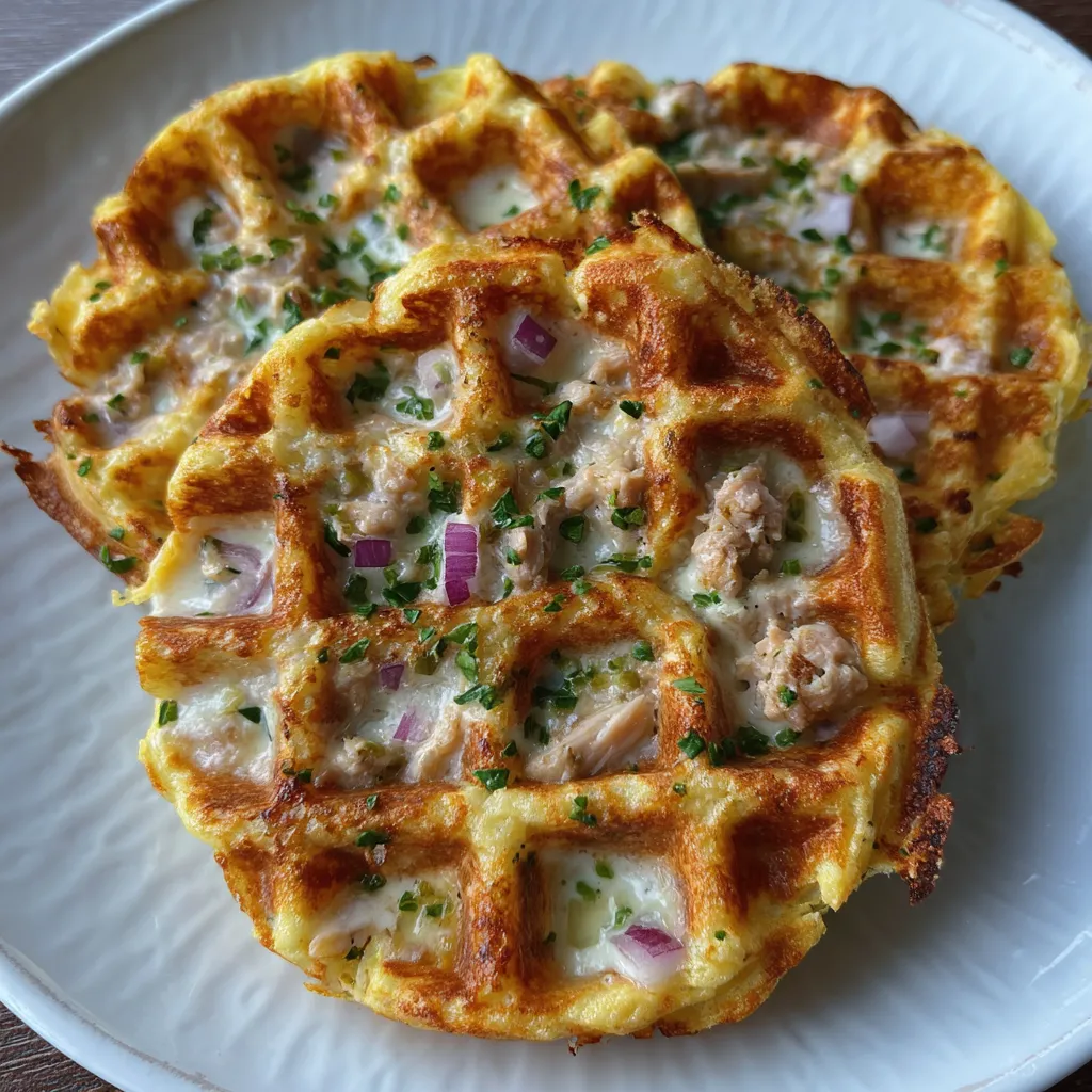 Savory Tuna Melt Chaffle