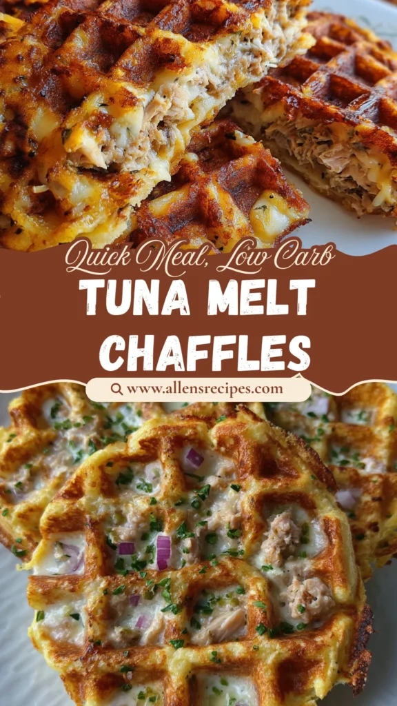Savory Tuna Melt Chaffle