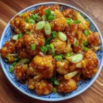 Sticky Honey Garlic Cauliflower