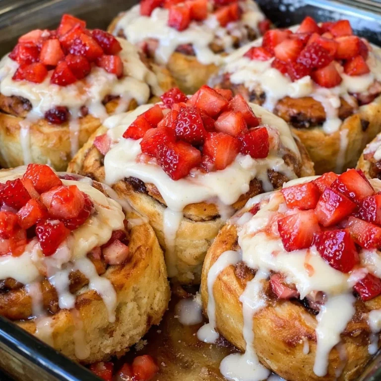 Strawberry Cheesecake Cinnabon Rolls 2