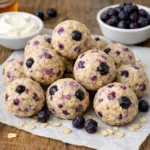 Blueberry Cheesecake Protein Bites