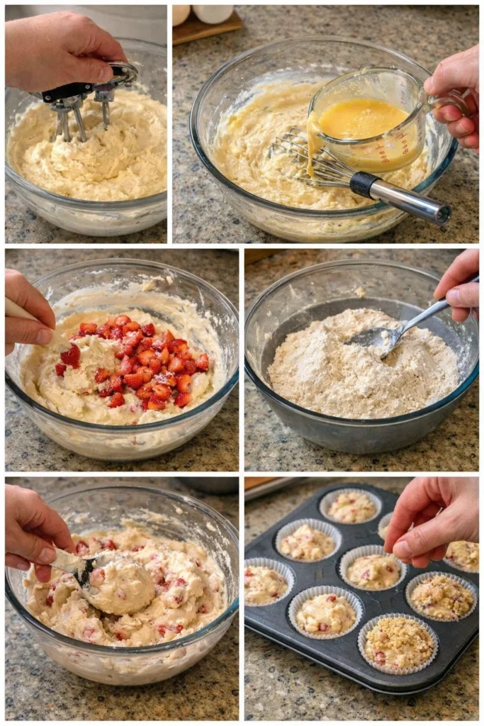 Strawberry Cream Cheese Muffins