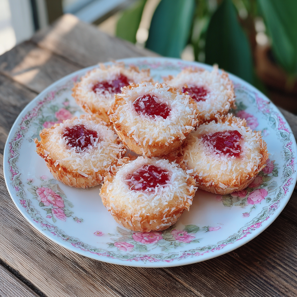 Vintage Australian Pink Jelly Coconut Cakes