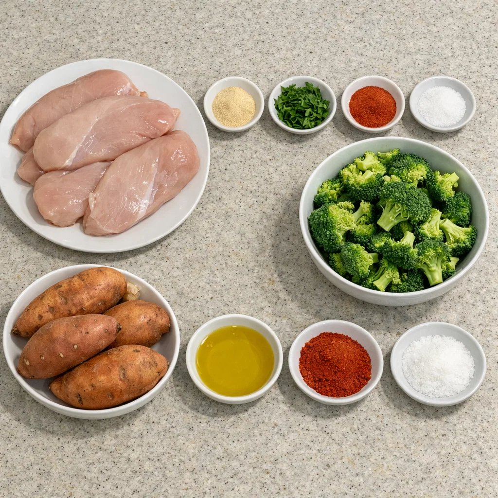 chicken and sweet potato meal prep