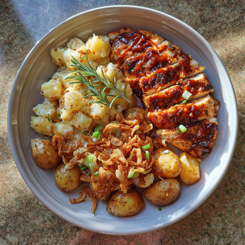 Honey BBQ Chicken Potatoes