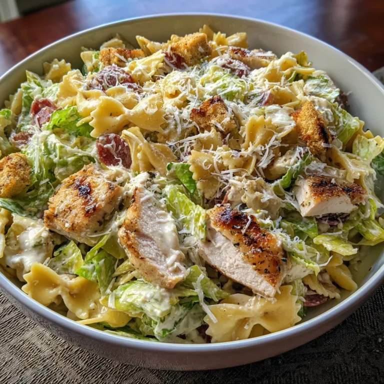 Chicken Caesar Pasta Salad 1