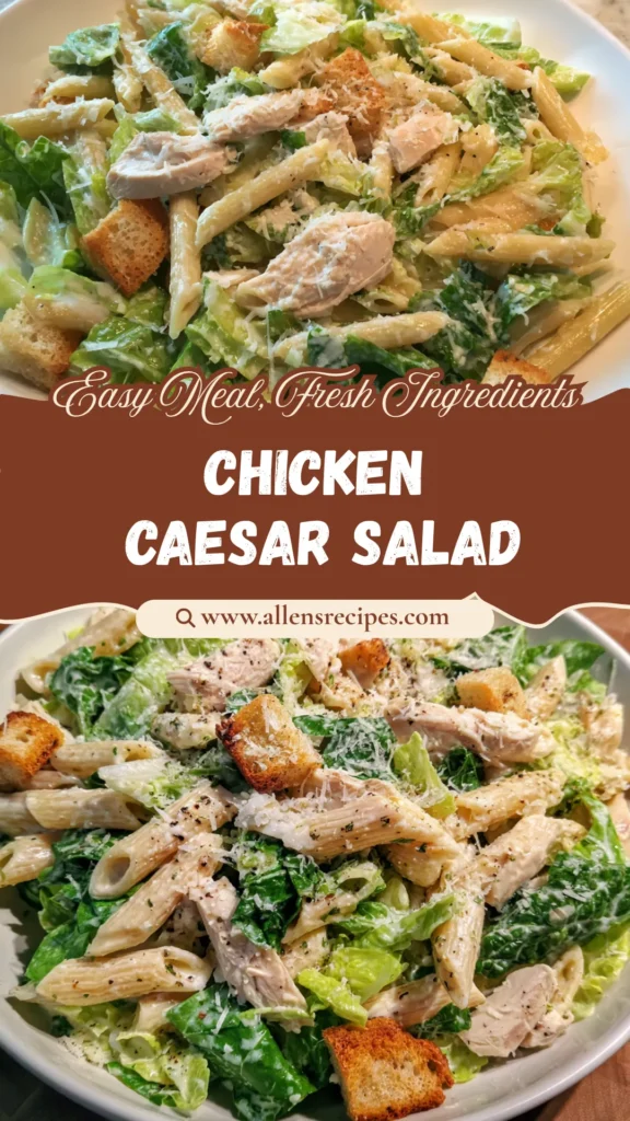 Chicken Caesar Pasta Salad