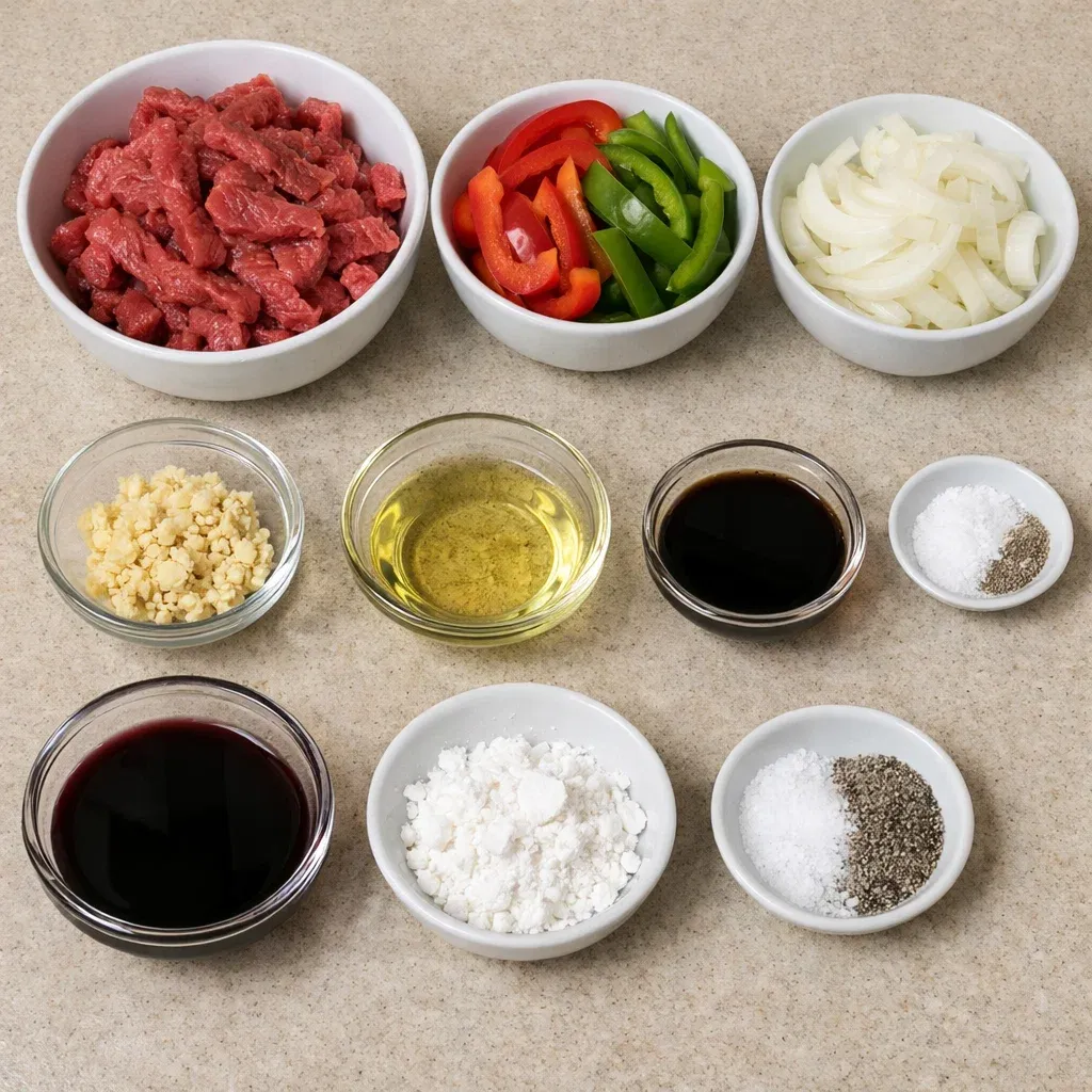 Chinese Pepper Steak with Onions