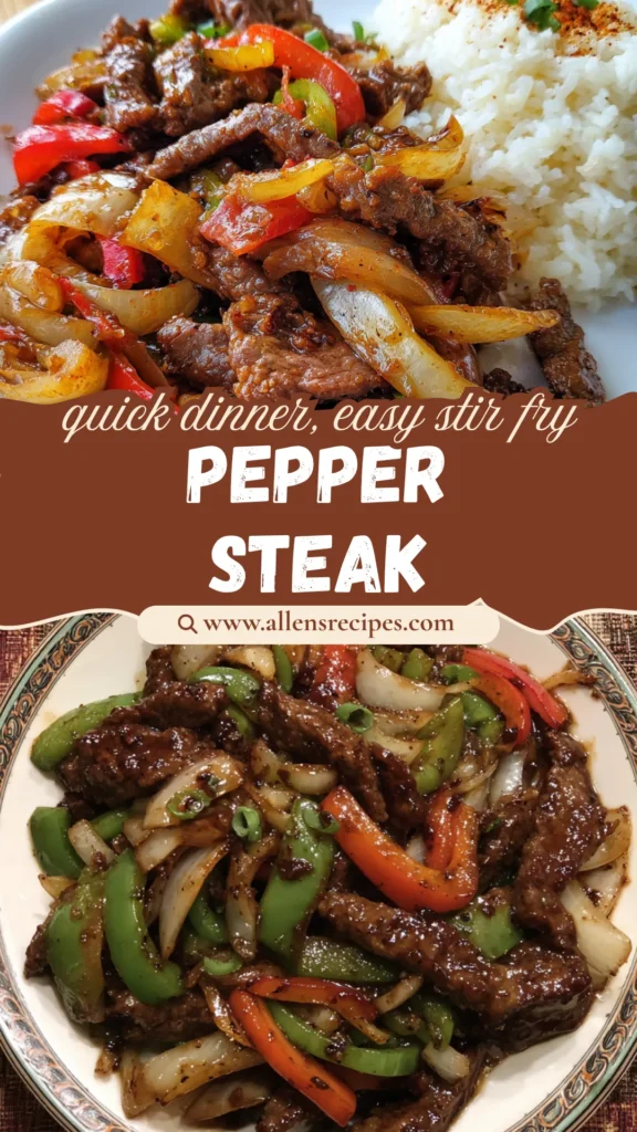 Chinese Pepper Steak with Onions