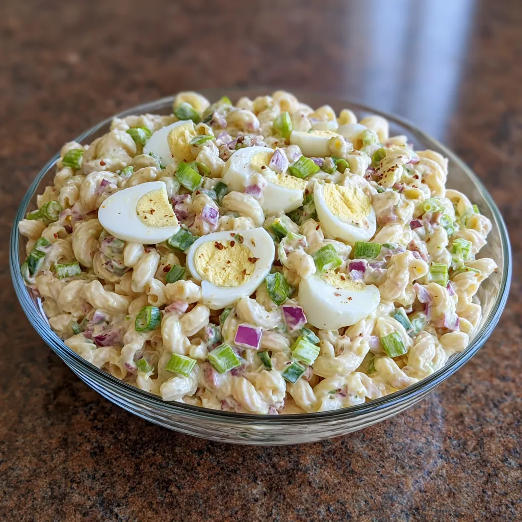 Creamy Deviled Egg Pasta Salad