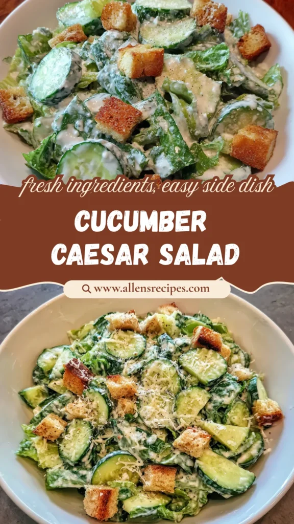 Cucumber Caesar Salad
