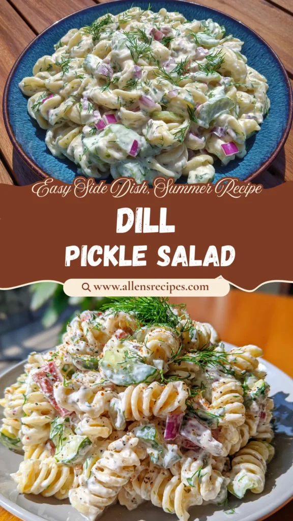 Dill Pickle Pasta Salad