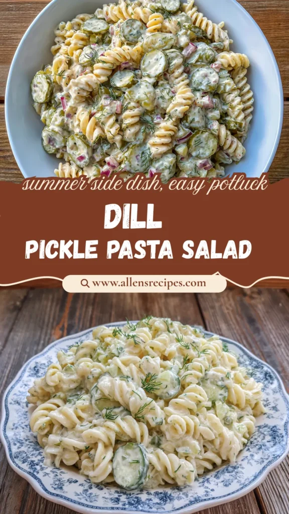Dill Pickle Pasta Salad