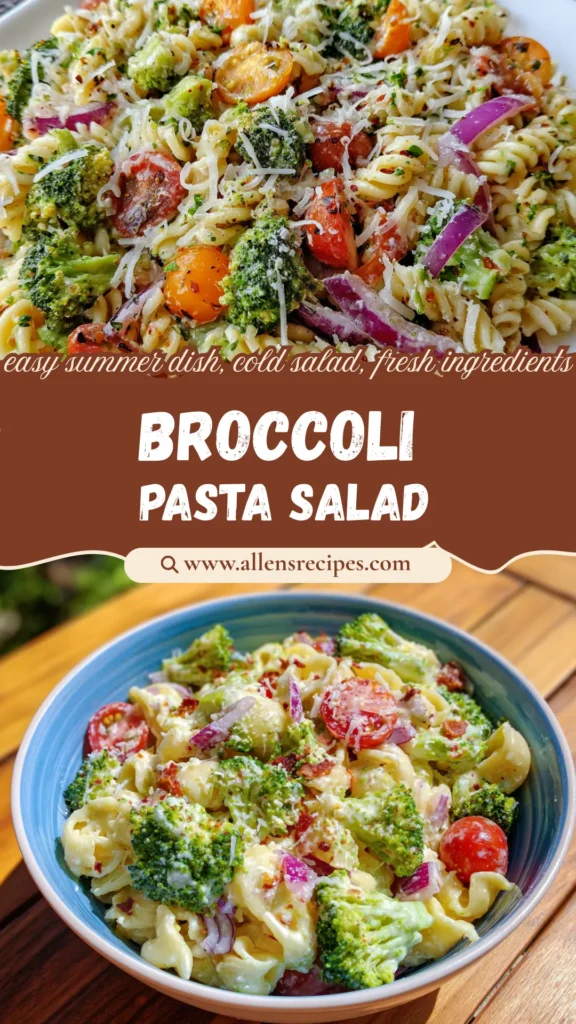 Fresh Broccoli Pasta Salad