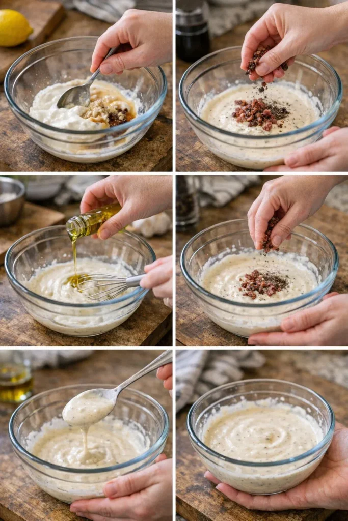 Healthy Caesar Salad Dressing