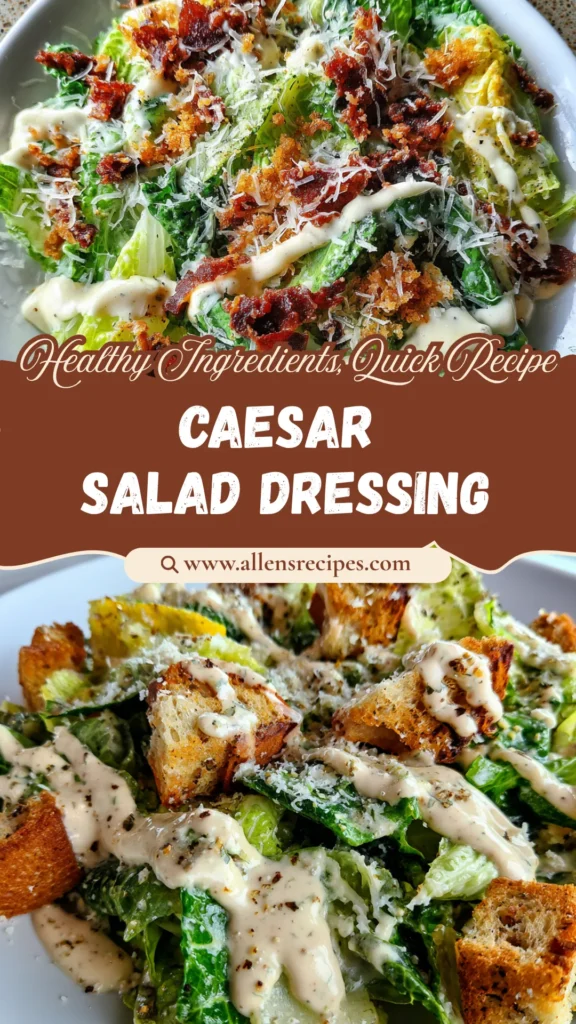 Healthy Caesar Salad Dressing