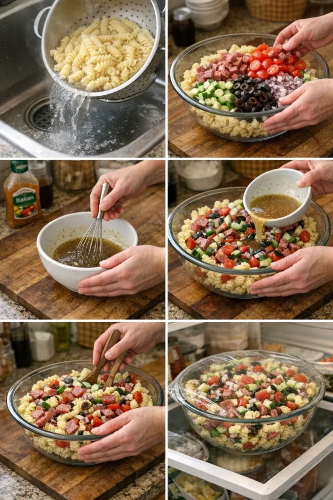 Italian Grinder Pasta Salad