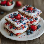 Patriotic Mini Ice Cream Sandwiches