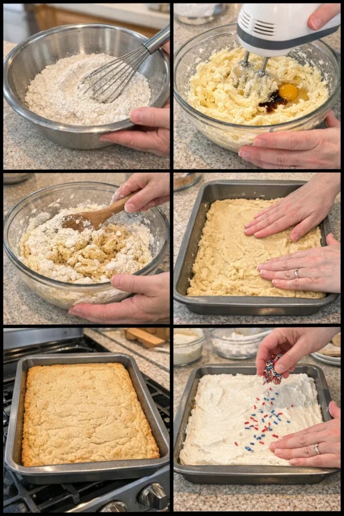 Patriotic Sugar Cookie Bars