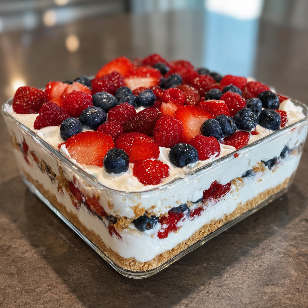 Red White & Blue Mixed Berry Yum Yum