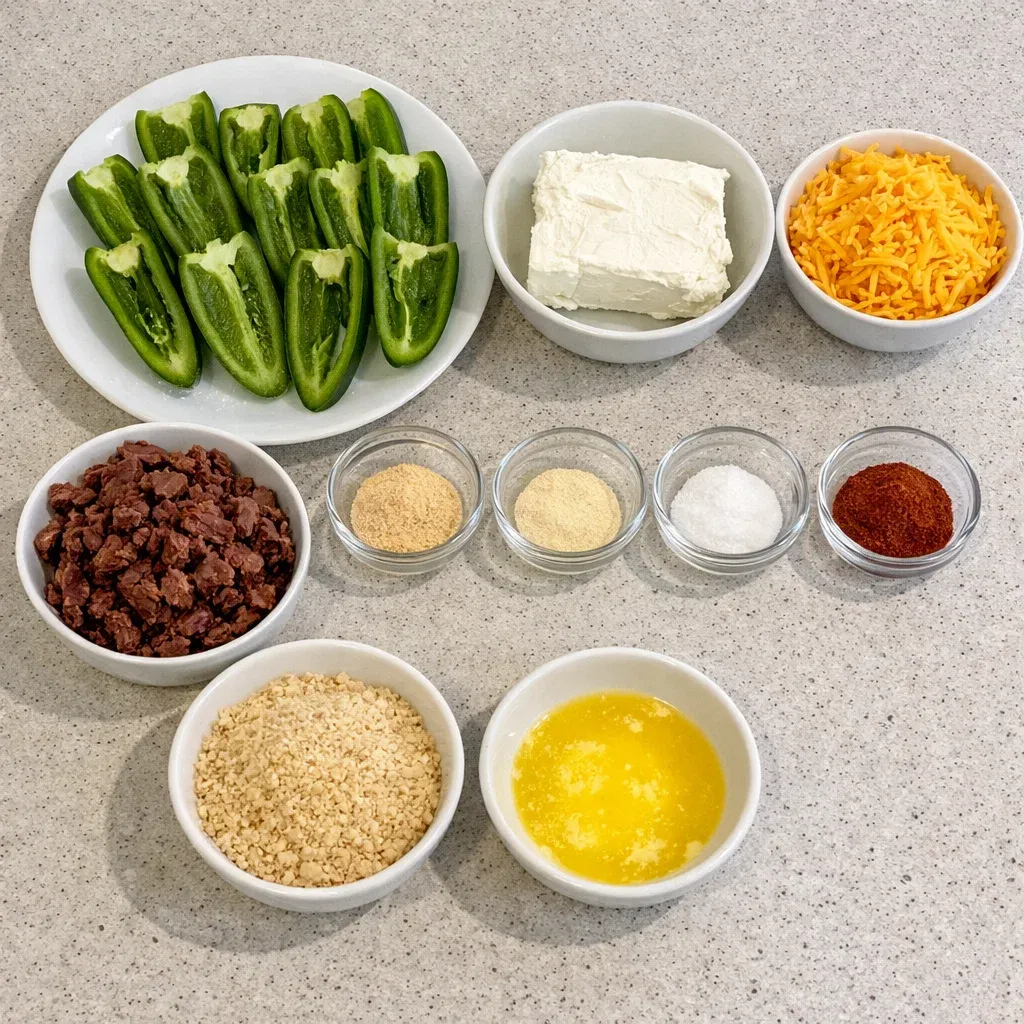 Smoked Beef Jalapeño Popper Bites