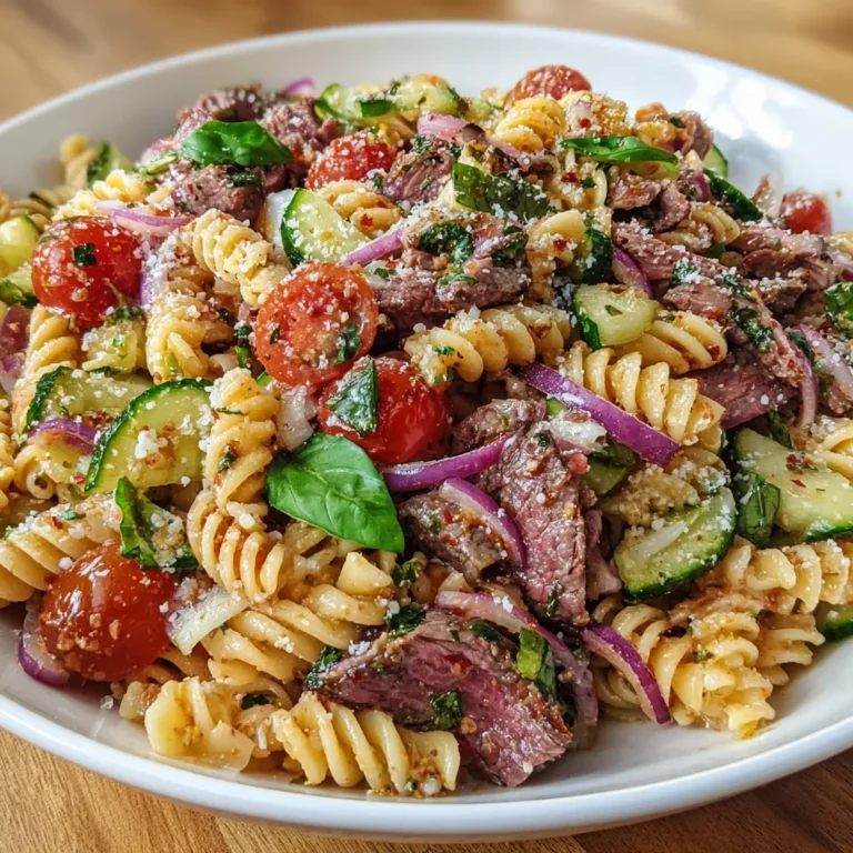 Smoked Beef Parmesan Pasta Salad 1